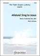 Alleluia! Sing to Jesus SATB choral sheet music cover